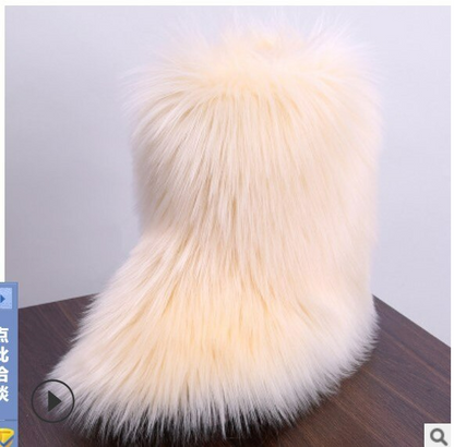 Women Casual Furry Softener Warm Snow Boots