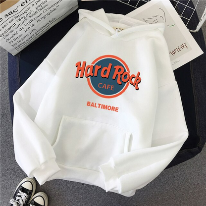 Casual Women's Florida Hard Rock Cafe Hoodies