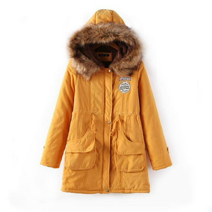 Women's Casual Warm Fur Outwear Parka