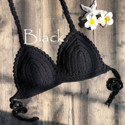 Womens Crochet Micro Brazilian Bikini Tops