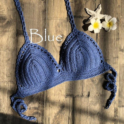 Womens Crochet Micro Brazilian Bikini Tops