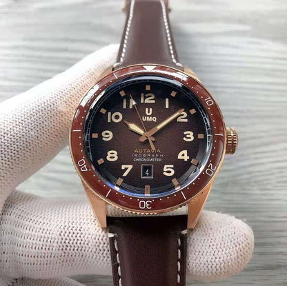 Mens 50 Meter Water Resistant Bidirectional Bezel Luxury Watches