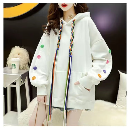 Women's Korean Style Cool LOVE Print Winter Hoodies