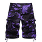 Mens Military Style Camouflage Cargo Shorts
