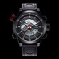 Men's Trendy Style Digital Quartz Movement Elegant Watches