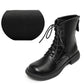 Womens Round Head Lace Up Chelsea Boots For Winter