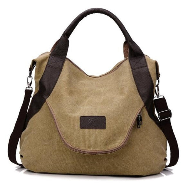 Women Soft Adjustable Canvas Handbags