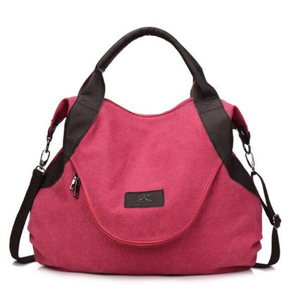 Women Soft Adjustable Canvas Handbags