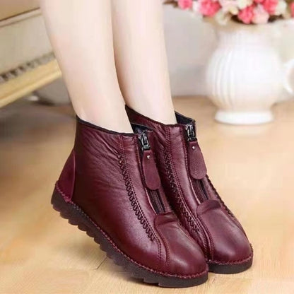 Womens Winter Front Up Zipper Cool Boots