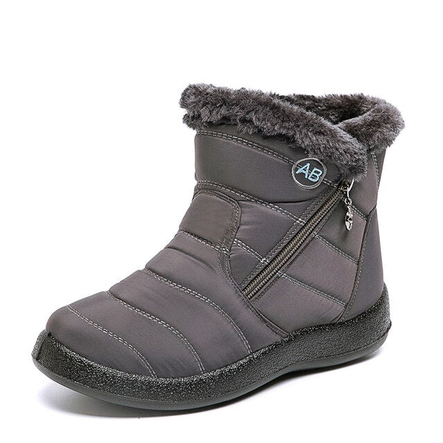 Womens Winter Front Up Zipper Cool Boots