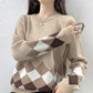 Geometrical Pattern New Women Wool Sweaters