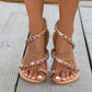 Womens Gladiator Style Open Toe Summer Beach Sandals