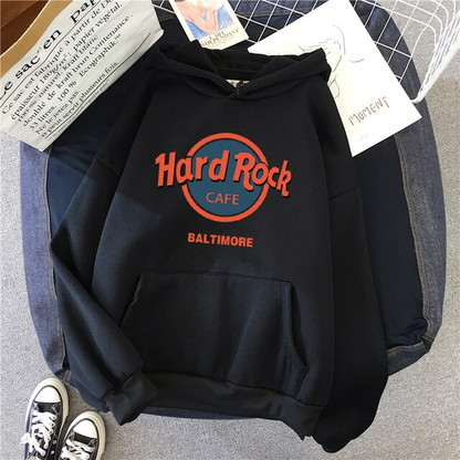 Casual Women's Florida Hard Rock Cafe Hoodies