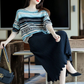Women's Retro Rustic Design Sweaters