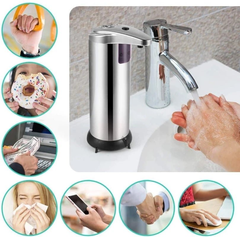 Automatic Liquid Soap Dispenser Smart Bathroom Accessories Set