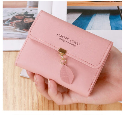 Women’s Leaf Tassel Decoration Coin Wallets