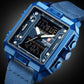Mens Square Dial Dress Style Analog Watch