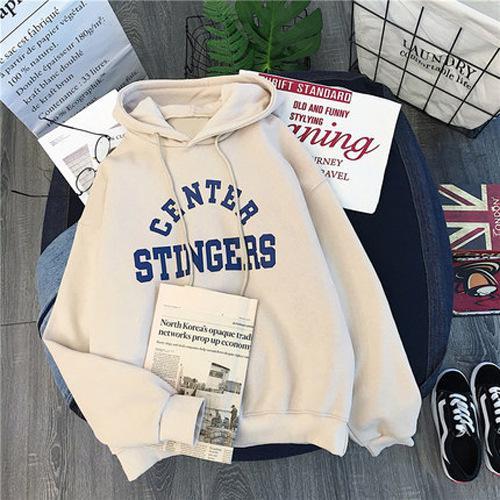 Womens CENTER STINGERS Printed Cool Hoodies