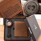 Personalized Special Gift Men Wallet Watch Set