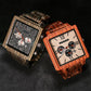 Premium Wood Elegant Men Chronograph Luxury Watches