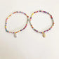 3 Pieces Colorful Beads Ankle Bracelet