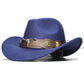 Bull Ox Head Leather Vintage Western Hat
