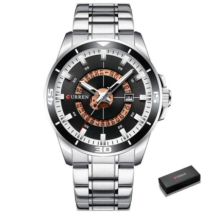 First Class Stainless Steel Analog Men's Dress Watches