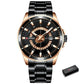 Mens Stainless Steel First Class Analog Dress Watches