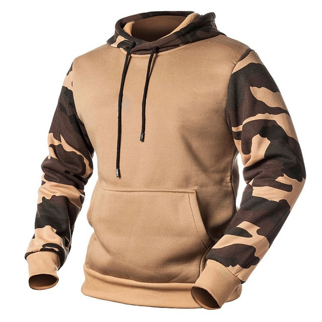 Camouflage Design Military Type Thick Men's Hoodies