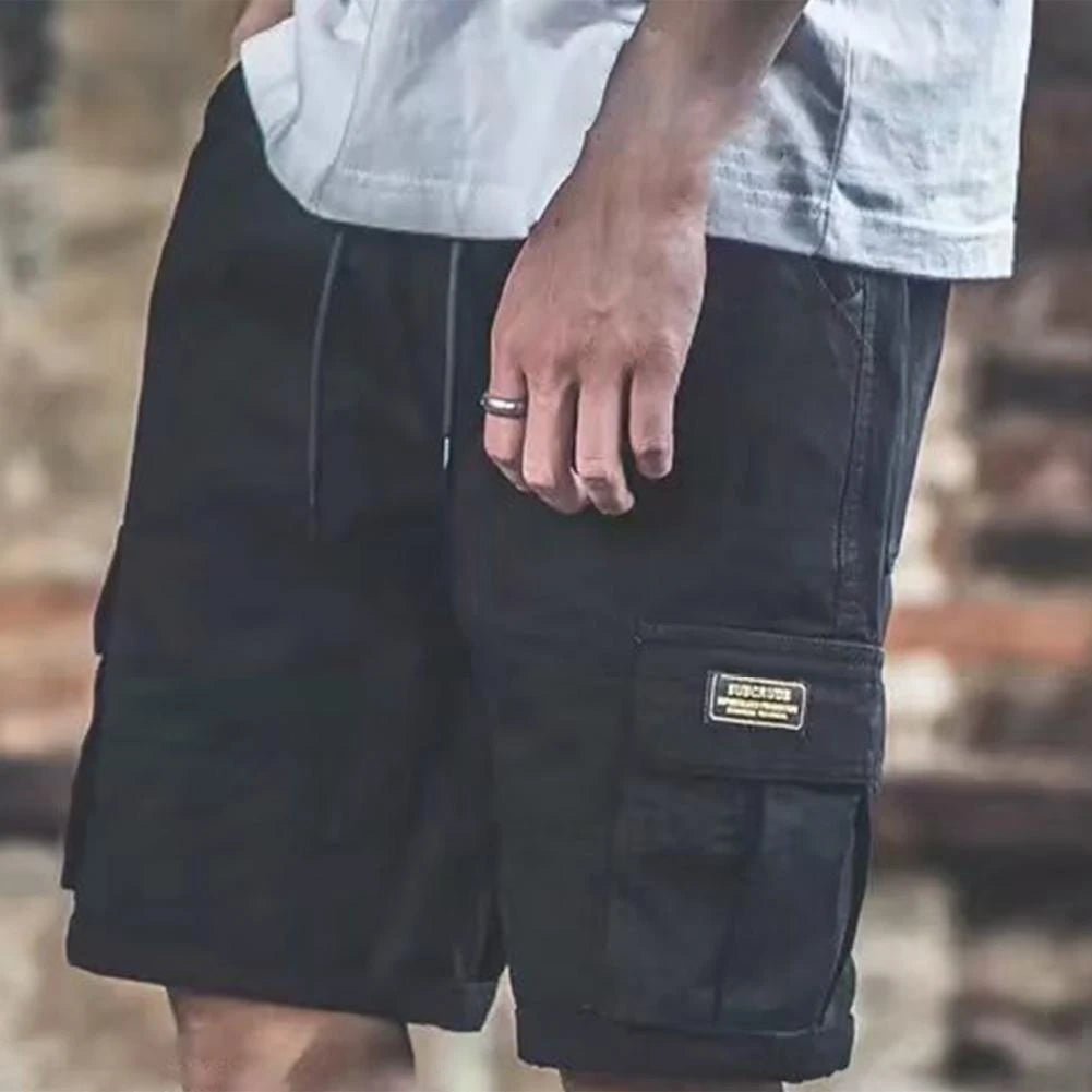 Mens Above Knee Cotton Jean Shorts