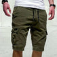 Green Flap Army Tactical Summer Mens Cargo Shorts
