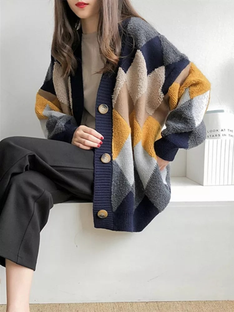 Casual Soft Single Breasted Cardigan Sweater