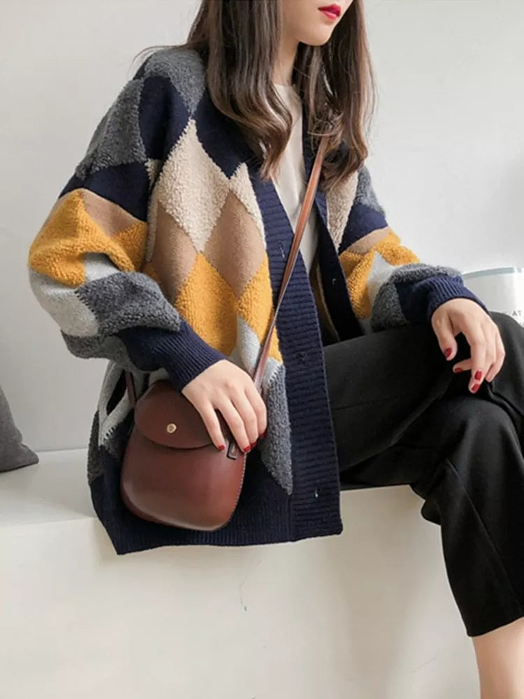 Casual Soft Single Breasted Cardigan Sweater