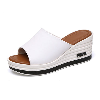 Summer Mode Womens Casual Breathable Slip on Beach Slippers