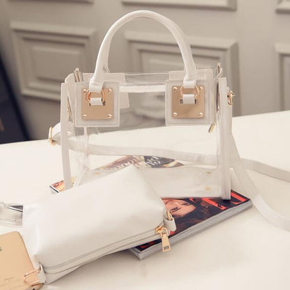 Womens Casual Transparent Handbags