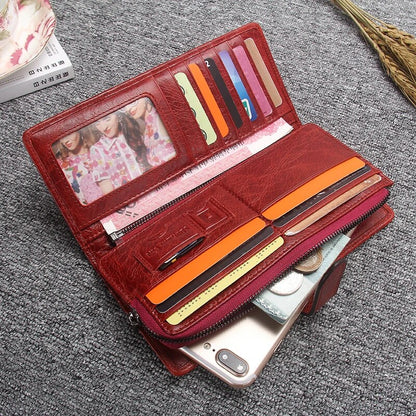 Genuine Leather Soft Brown Wallet