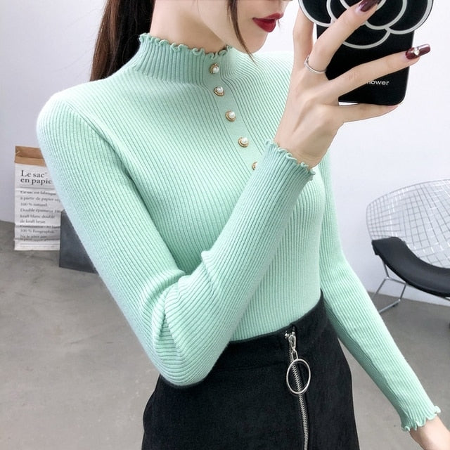 Winter Sweater for Women – Vintage Plaid O-Neck Loose Pull Femme, High Street Fashion Pullovers & Tops