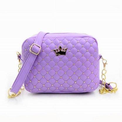 Women Lady Crown Dot Messenger Bags