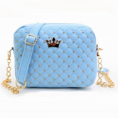 Women Lady Crown Dot Messenger Bags