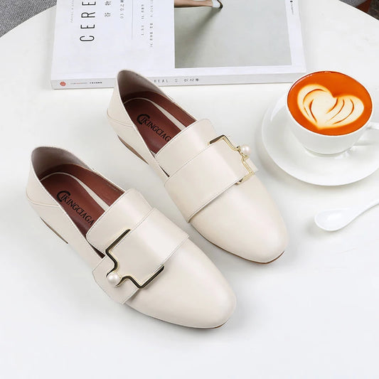 Womens Fashionable Anti Skid Low Heel Casual Shoes
