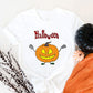Halloween Pumpkin Head Cool T-Shirts For Women