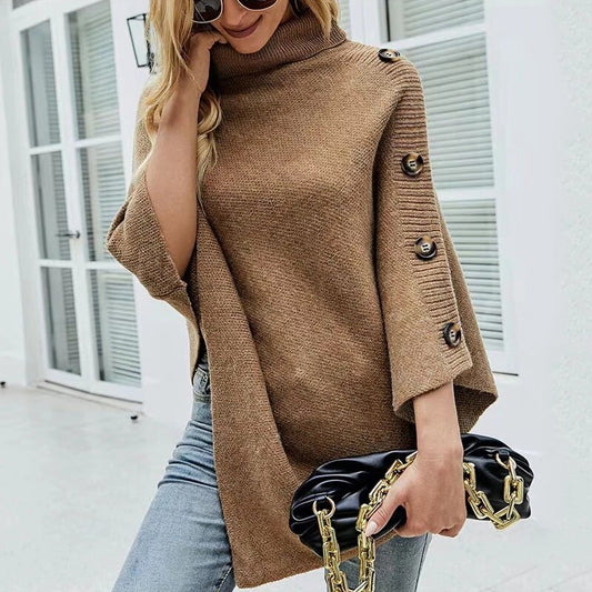 Women Poncho Blanket Style Sweaters