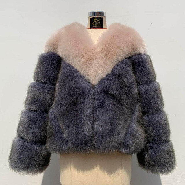 Women's Elegant Thick Fur Coats