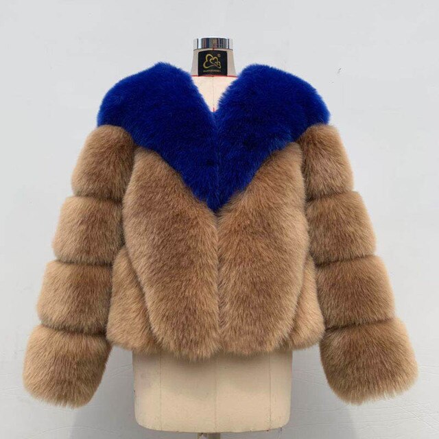 Women's Elegant Thick Fur Coats