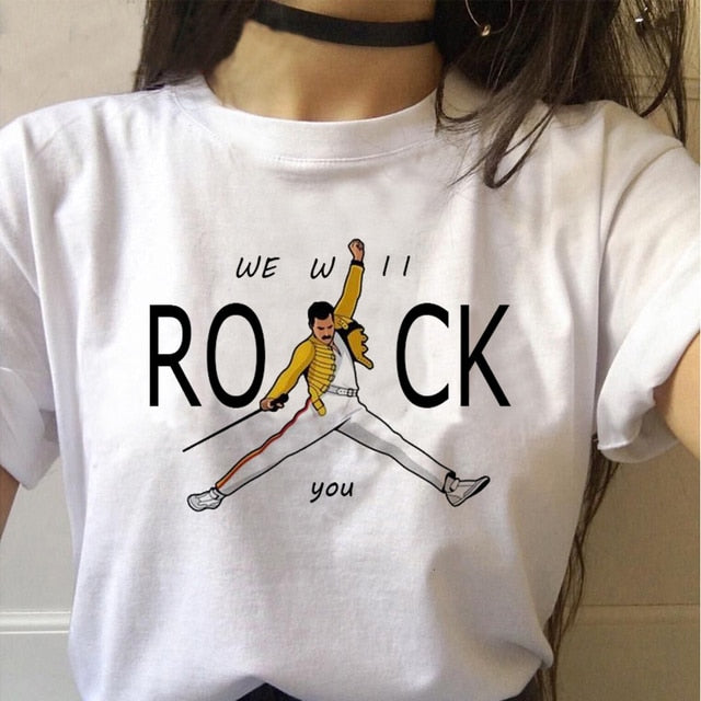 Women Rock Star Summer T-Shirts