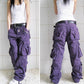Tactical Style Multi Pockets Wide Leg Hiking Camping Pants For Women