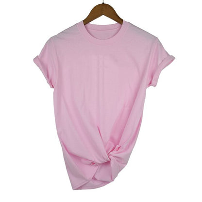 Women Plain Cotton Summer T-Shirts