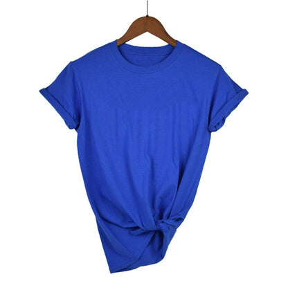 Women Plain Cotton Summer T-Shirts