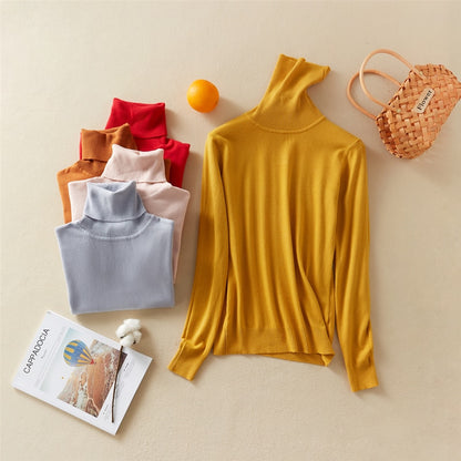 Casual Simple Solid Women Sweaters