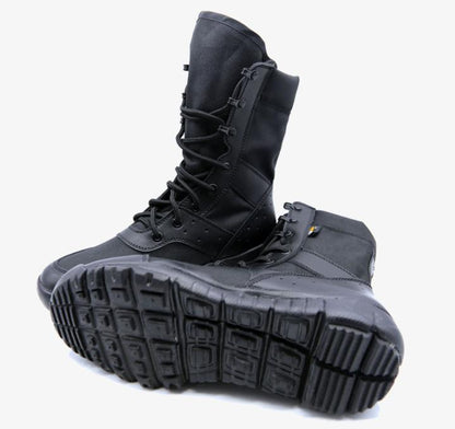 Mens Waterproof Lace Up Tactical Boots